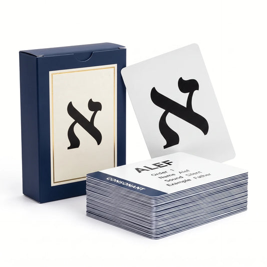 Hebrew Learning Cards
